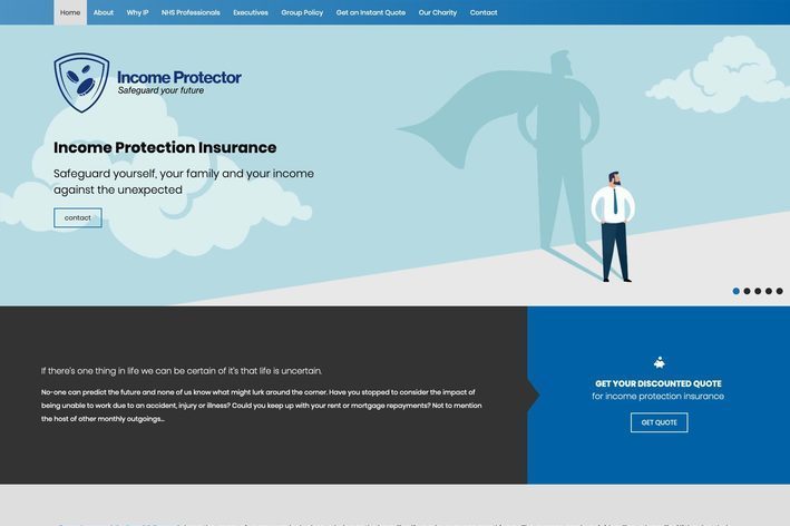 An example of a web design